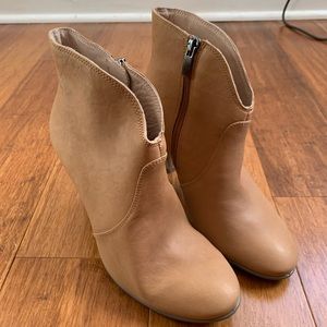 Ecco tan booties
